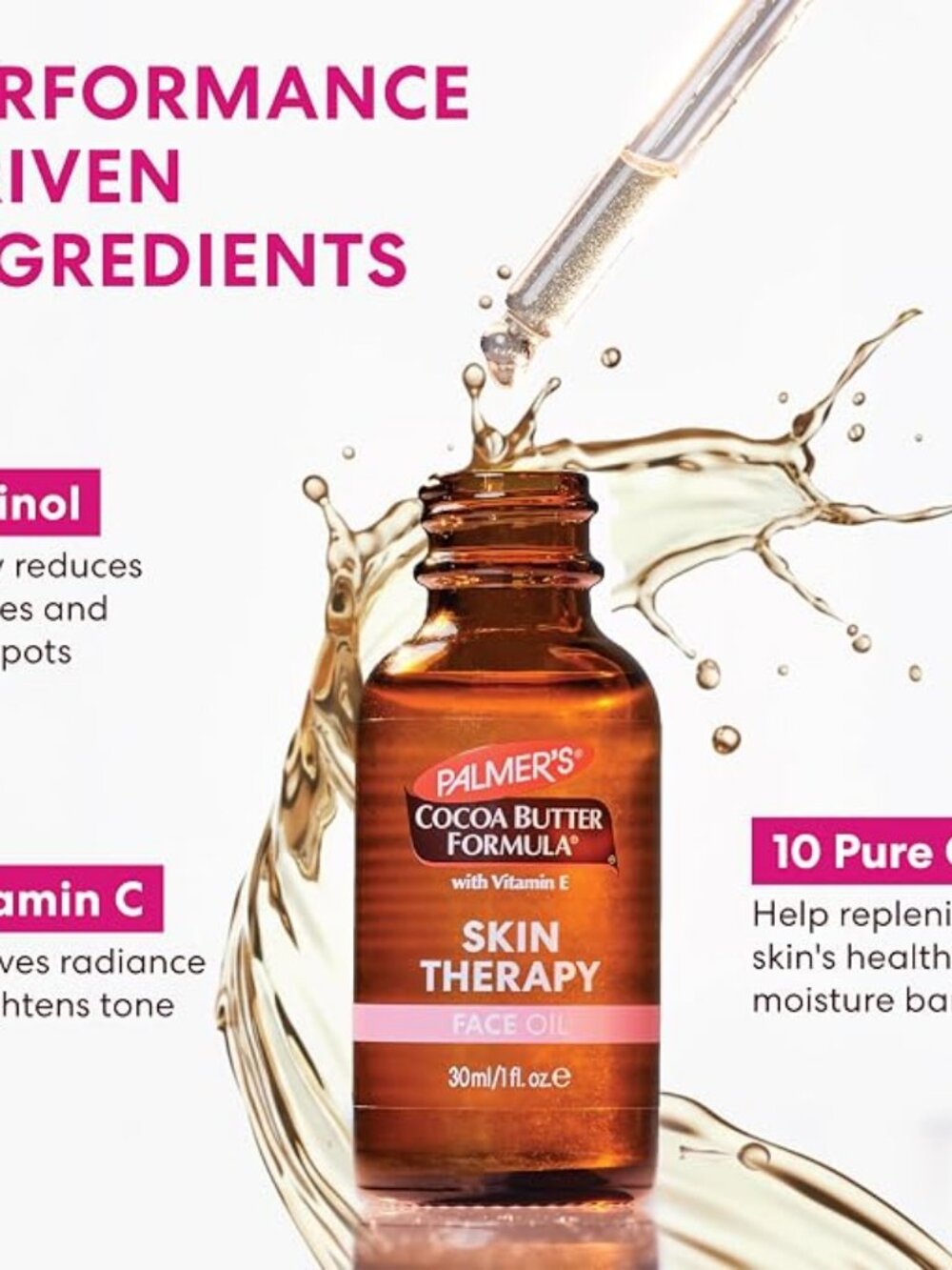 Palmer's Skin Therapy Face Oil, Moisturizing Cocoa Butter Formula (1 Fl Oz)